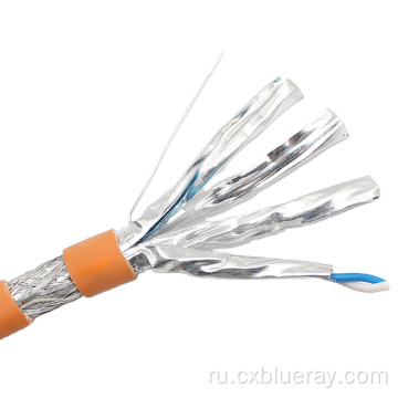 22AWG CABLE CAT 7 SFTP 23AWG PLENUM NETWORLE Ethernet LSZH 1000 -футовой 100 мм1000 МГц цена за метр Cat7 Cable